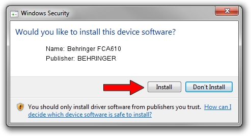 Behringer usb driver downloads